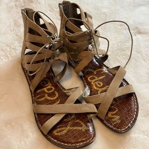 Sam Edelman suede gladiator sandals